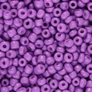 Glas rocailles kralen 8/0 (3mm) Deep lavender purple